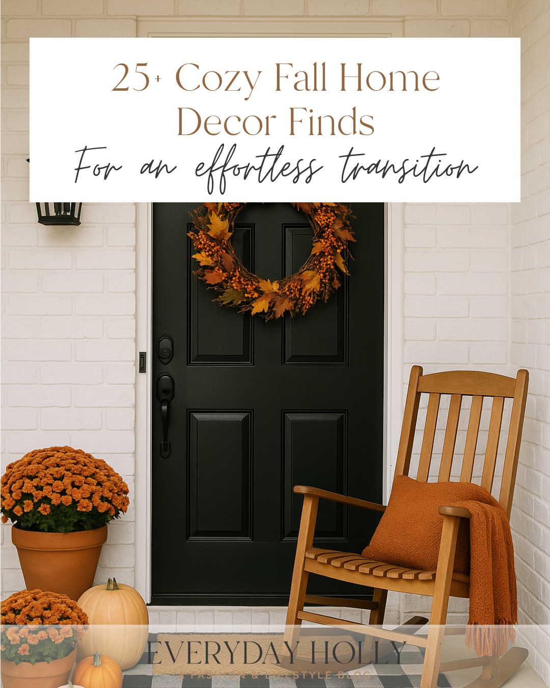Fall Home Decor Blog