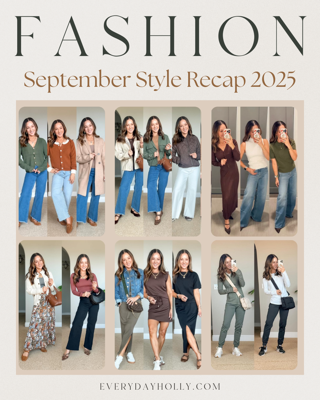 September recap, fall outfits, everyday style, effortless style, elevated casual looks, comfortable fall fashion, fall shoes, fall accessories, beauty favorites, wellness finds, seasonal style, fall outfit ideas, fashion recap, autumn style inspiration, monthly favorites