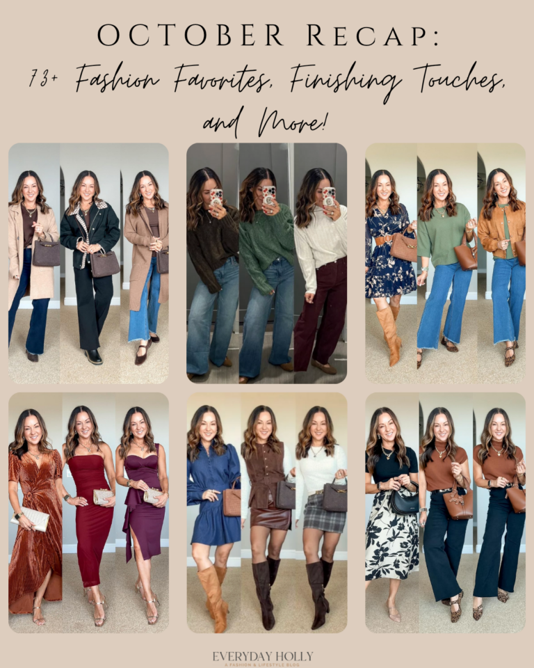 October Style Recap: 73+ Fashion Favorites, Finishing Touches, and More!