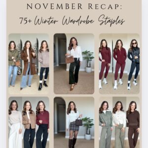 November Style Recap: 75+ Winter Wardrobe Staples