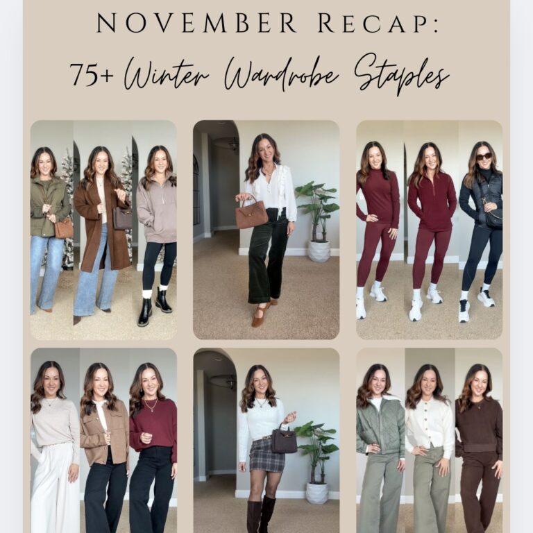 November Style Recap: 75+ Winter Wardrobe Staples