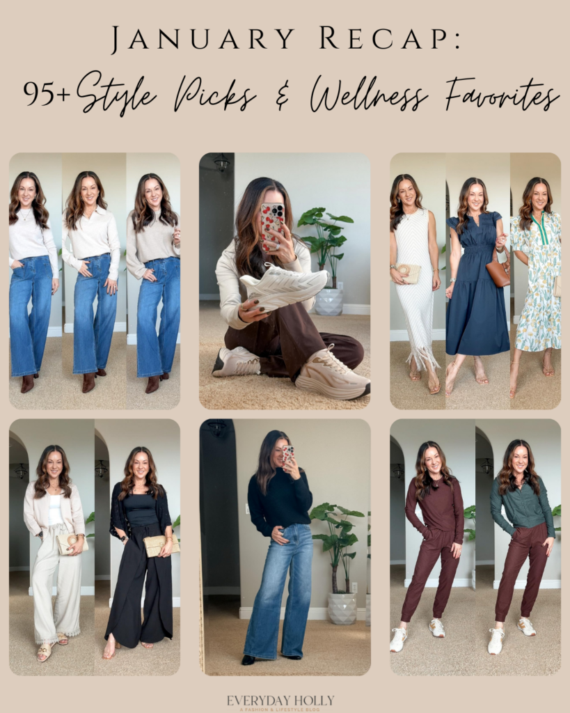 Recap Style Blog January Style Recap: 95+ Style Picks and Wellness Favorites