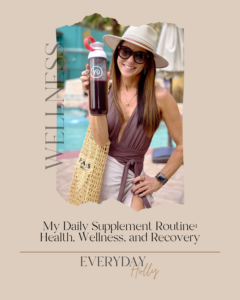 My Daily Supplement Routine: Health, Wellness, and Recovery