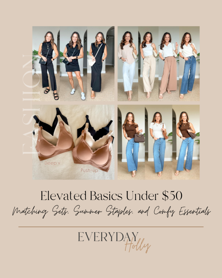 Elevated Basics Under $50: Matching Sets, Summer Staples, and Comfy Essentials