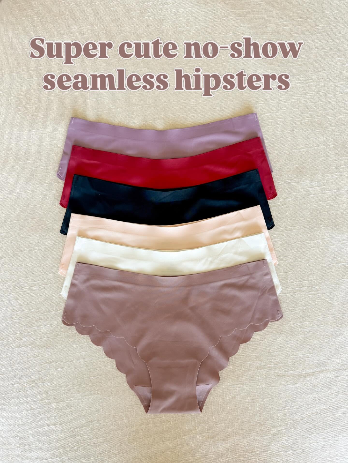 No show seamless hipster underwear for women in assorted colors, featuring laser cut edges and invisible panty lines for leggings, dresses, and fitted outfits.